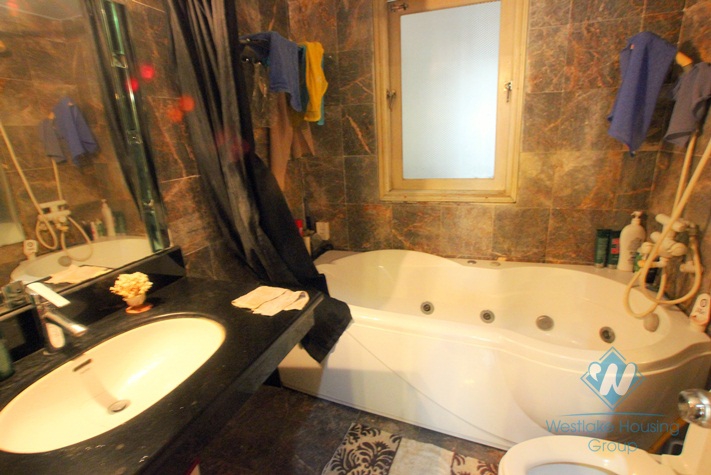 Quiet house with good quality for rent in Nghi Tam Street, Tay Ho, Hanoi